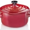 Le Creuset Mini Cocotte In Kirschrot Metallic
