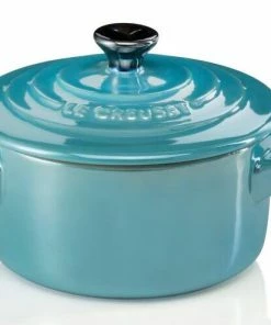 Le Creuset Mini Cocotte In Karibik Metallic