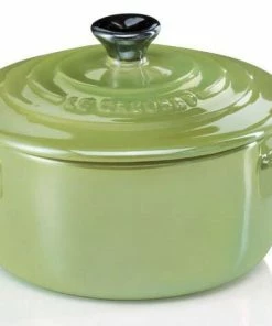 Le Creuset Mini Cocotte In Palm Metallic