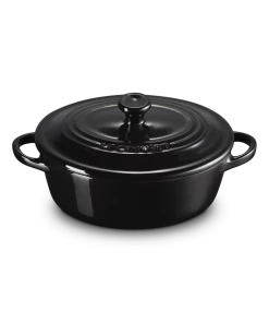 Le Creuset Mini Cocotte Oval In Schwarz -Emil-Henry-Laden 61902121400103