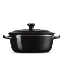 Le Creuset Mini Cocotte Oval In Schwarz -Emil-Henry-Laden 61902121400103 00001