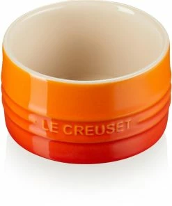 Le Creuset Förmchen, Stapelbar In Ofenrot