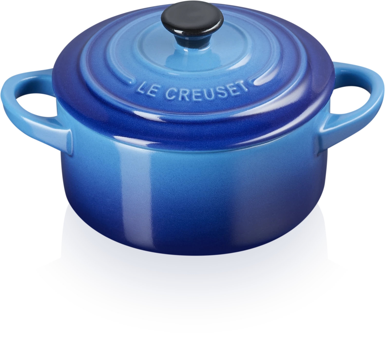 Le Creuset Mini Cocotte In Azure 1 Le Creuset Mini Cocotte In Azure