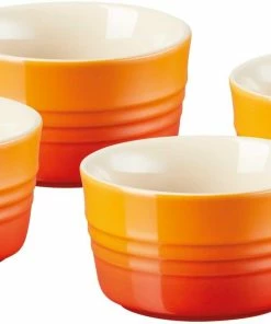 Le Creuset 4-er Set Förmchen In Ofenrot