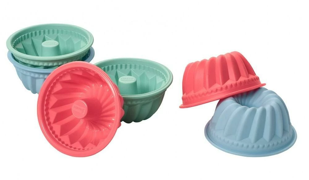 Lurch Muffin-Gugelhupf Aus Silikon, 6er-Set 1 Lurch Muffin-Gugelhupf Aus Silikon, 6er-Set