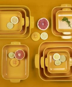 Appolia Auflaufform Quadratisch In Senfgelb 14 Appolia Auflaufform Quadratisch In Senfgelb -Emil-Henry-Laden APPOLIA Jaune Safran PEUGEOT SAVEURS 1