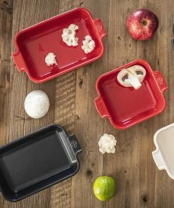 Appolia Auflaufform Quadratisch In Rot -Emil-Henry-Laden APPOLIA individuels 61180 61142 61166 61173 61159 61135 PEUGEOT SAVEURS 1