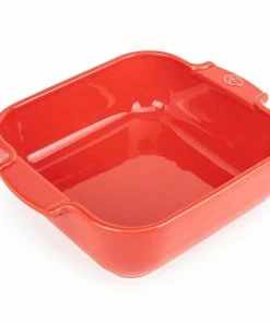 Appolia Auflaufform Quadratisch In Rot -Emil-Henry-Laden APPOLIA plat carre rouge 21 cm 60213