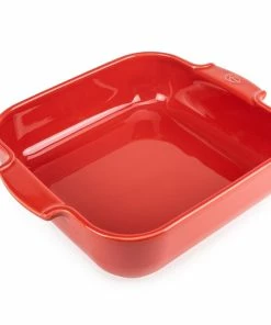 Appolia Auflaufform Quadratisch In Rot -Emil-Henry-Laden APPOLIA plat carre rouge 28 cm 60176