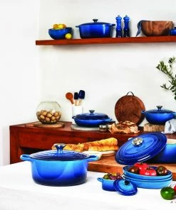 Le Creuset Kochkellen Craft, 3er-Set In Azure -Emil-Henry-Laden AZURE L 4259 copy 3