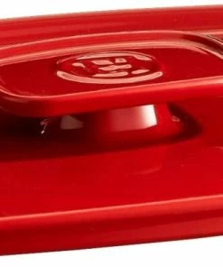 Emile Henry Deckel Für Ultime Rechteckig In Granatapfel