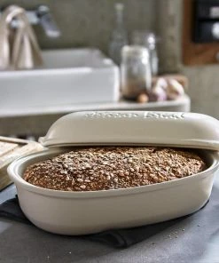 Emile Henry Artisan Brotform In Creme -Emil-Henry-Laden EH 5501 Amb Pain Artisan Bread Seeds OnCounter H