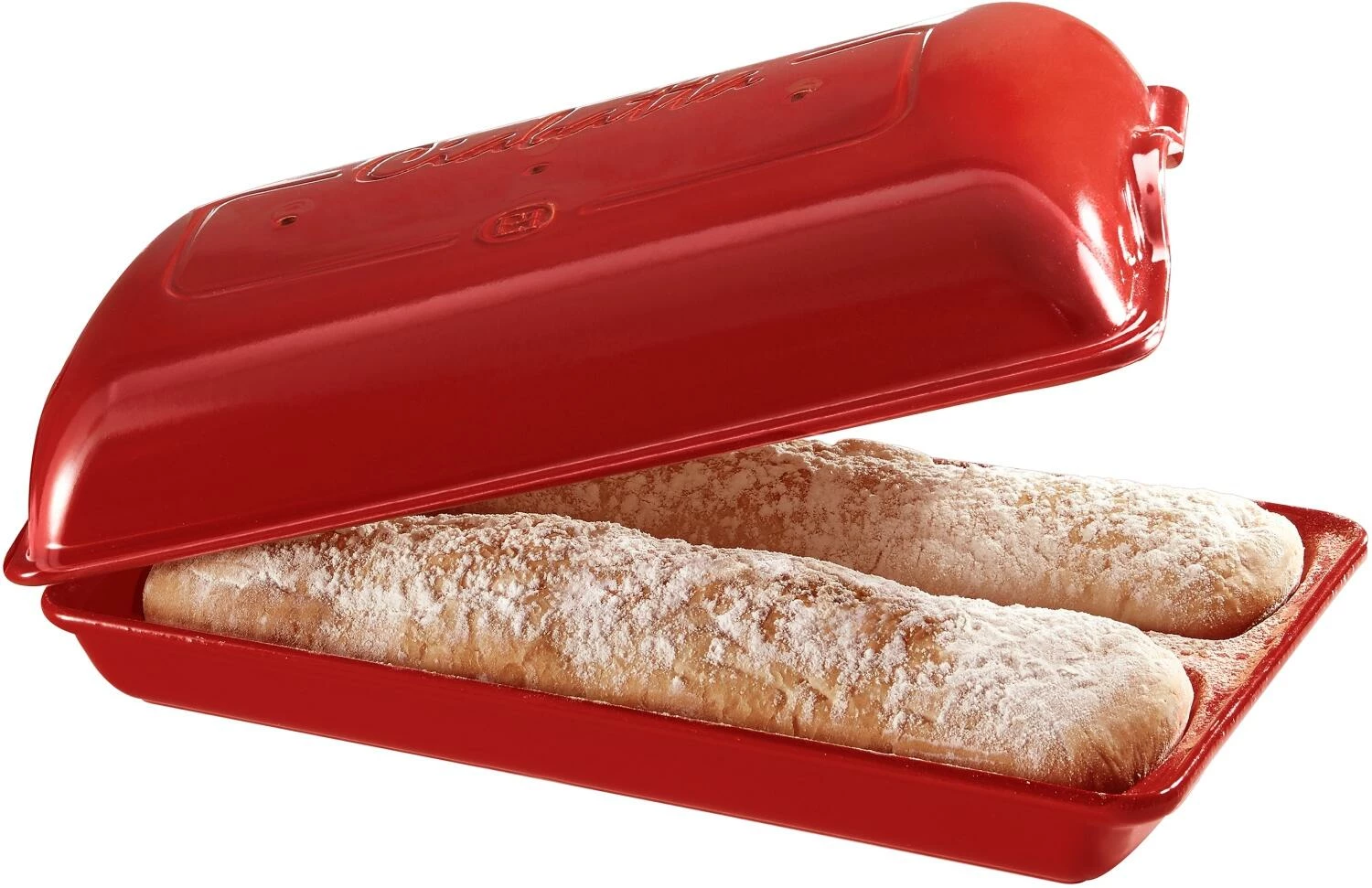 Emile Henry Ciabatta-Set In Grand Cru 1 Emile Henry Ciabatta-Set In Grand Cru