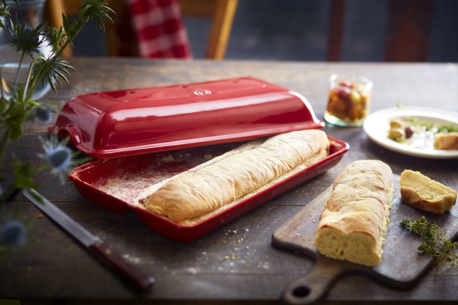 Emile Henry Ersatzunterteil Ciabatta-Set In Fusain 3 Emile Henry Ersatzunterteil Ciabatta-Set In Fusain – Bild 3