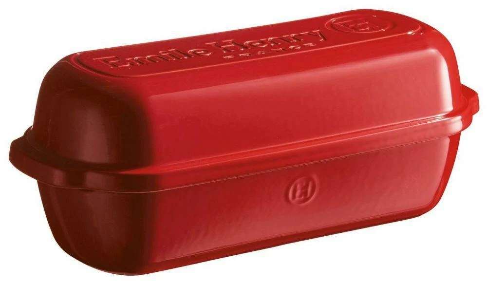 Emile Henry Kasten-Brotbackform Groß In Granatapfel 1 Emile Henry Kasten-Brotbackform Groß In Granatapfel