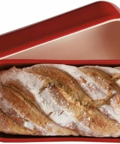 Emile Henry Kasten-Brotbackform Groß In Granatapfel 10 Emile Henry Kasten-Brotbackform Groß In Granatapfel -Emil-Henry-Laden EH 5503 345503 PainCampagne BigLoaf TopBread