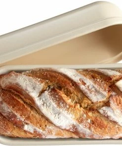Emile Henry Kasten-Brotbackform Groß In Creme -Emil-Henry-Laden EH 5503 505503 PainCampagne BigLoaf TopBread