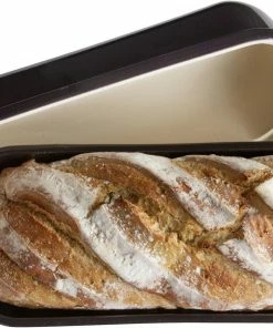 Emile Henry Kasten-Brotbackform Groß In Fusain -Emil-Henry-Laden EH 5503 795503 PainCampagne BigLoaf TopBread