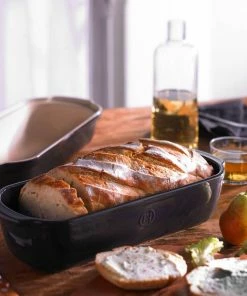 Emile Henry Kasten-Brotbackform Groß In Creme -Emil-Henry-Laden EH 5503 Amb PainCampagne LargeLoaf TartinePear A neu 1 l