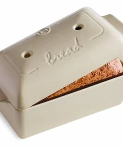 Emile Henry Kasten-Brotbackform In Creme