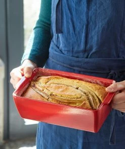 Emile Henry Kasten-Brotbackform In Granatapfel -Emil-Henry-Laden EH 5504 Life Ultime PainMoule LoafBaker Carry V