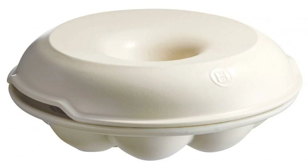 Emile Henry Brotkranz-Backform Rund In Creme 1 Emile Henry Brotkranz-Backform Rund In Creme