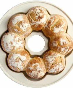 Emile Henry Brotkranz-Backform Rund In Creme 12 Emile Henry Brotkranz-Backform Rund In Creme -Emil-Henry-Laden EH 5505 505505 PainCouronne CrownBreadBaker TopBread