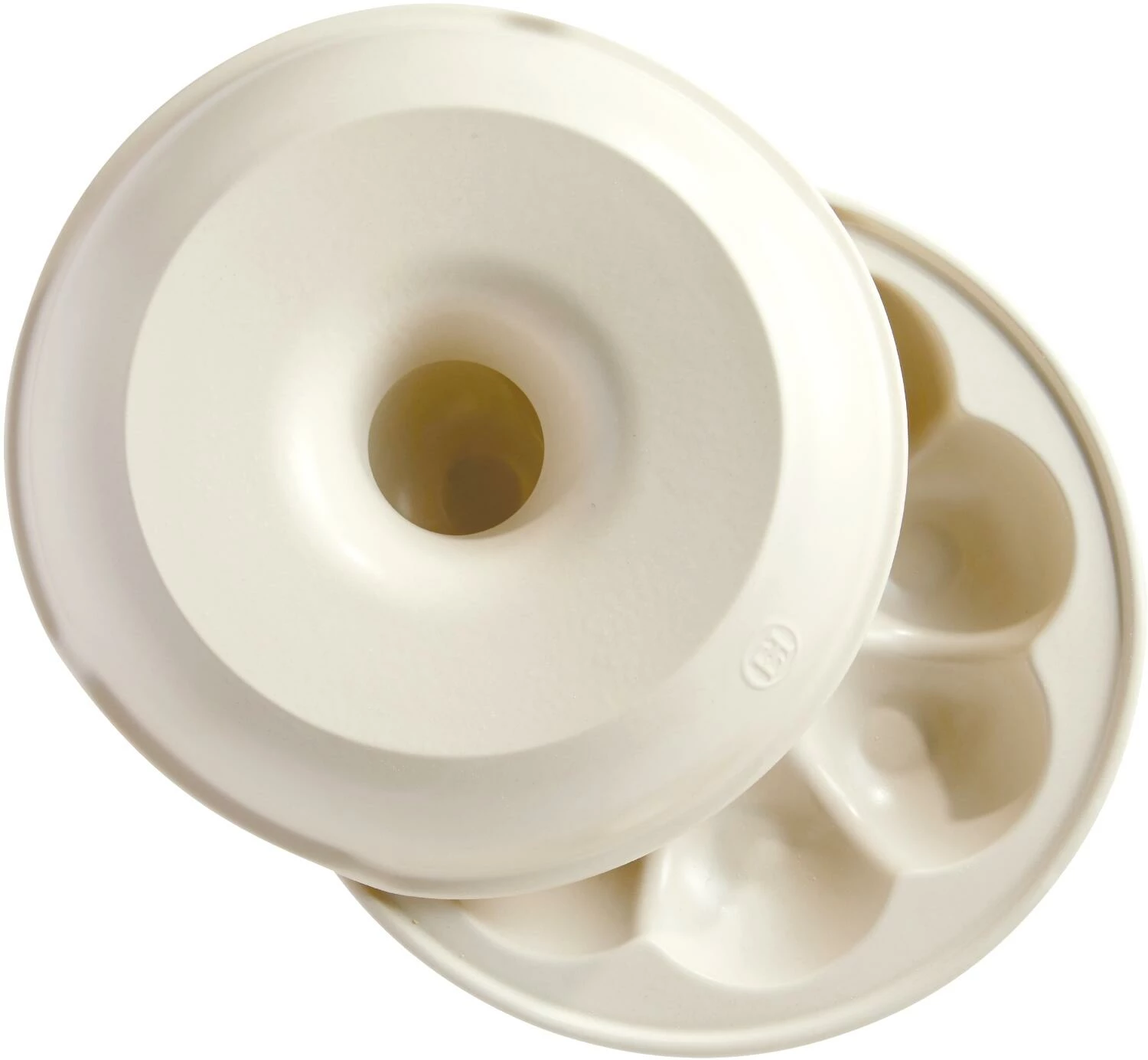 Emile Henry Brotkranz-Backform Rund In Creme 2 Emile Henry Brotkranz-Backform Rund In Creme - Image 2