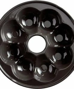 Emile Henry Brotkranz-Backform Rund In Fusain -Emil-Henry-Laden EH 5505 795505 PainCouronne CrownBreadBaker TopBase01