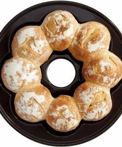 Emile Henry Brotkranz-Backform Rund In Fusain -Emil-Henry-Laden EH 5505 795505 PainCouronne CrownBreadBaker TopBread