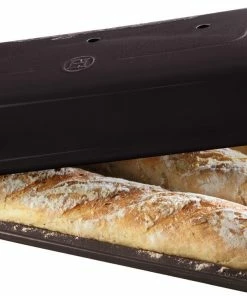 Emile Henry Baguette-Backform In Fusain