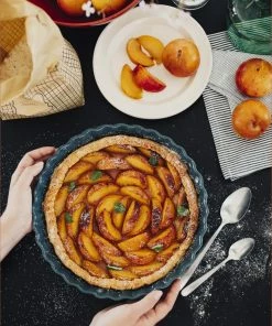 Emile Henry Torten- & Quicheform In Feu Doux -Emil-Henry-Laden EH 602X Life DeepFlanDish PlumTart V 1