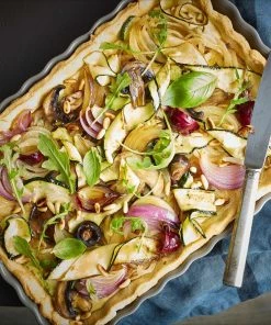 Emile Henry Kuchenform Rechteckig In Fusain -Emil-Henry-Laden EH 6038 Amb PlatTarteRect RectTartDish OnionTart Top2 H HD min 3 3