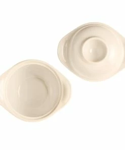 Emile Henry Mini-Auflaufform "Egg Nest" In Argile -Emil-Henry-Laden EH 8409 028409 Oeuf EggNest Top