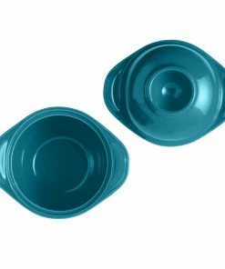 Emile Henry Mini-Auflaufform "Egg Nest" In Calanque 6 Emile Henry Mini-Auflaufform "Egg Nest" In Calanque -Emil-Henry-Laden EH 8409 608409 Oeuf EggNest Top