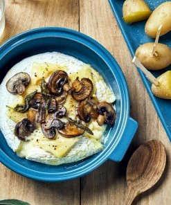 Emile Henry Cheese Baker In Calanque 11 Emile Henry Cheese Baker In Calanque -Emil-Henry-Laden EH 8417 Amb CheeseBaker CamembertMushroom Top H