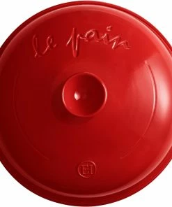 Emile Henry Brotbackform-Set In Granatapfel 8 Emile Henry Brotbackform-Set In Granatapfel -Emil-Henry-Laden EH 9108 349108 ClocheAPain BreadCloche Top