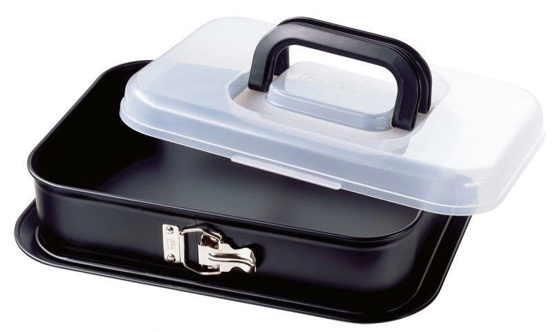 Kaiser Springform Rechteckig Mit Transporthaube 1 Kaiser Springform Rechteckig Mit Transporthaube