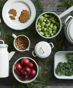 Kockums Sauciere Mit Skala Aus Emaille, Cream Lux -Emil-Henry-Laden Kockums 2018102444007