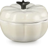 Le Creuset Kürbisförmchen Mit Deckel In Meringue