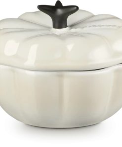Le Creuset Kürbisförmchen Mit Deckel In Meringue