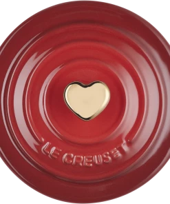 Le Creuset Mini Cocotte Mit Herzknopf In Kirschrot -Emil-Henry-Laden LC 20201006 ZS PS NS 81901100600303 004