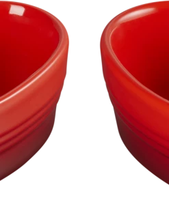 Le Creuset Herz-Förmchen 2er Set In Kirschrot