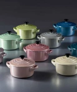 Le Creuset Mini Cocotte In Chiffon Pink Metallic -Emil-Henry-Laden Metallics LS09
