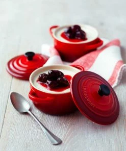 Le Creuset Mini Cocotte In Kirschrot -Emil-Henry-Laden Poterie 25 l