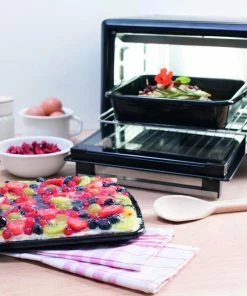 Riess Emaille Riess Mini-Backblech Aus Emaille 9 Riess Emaille Riess Mini-Backblech Aus Emaille -Emil-Henry-Laden RIESS AMBIENTE Classic Schwarzemaille Minibackblech form Herd3