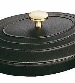 Staub Auflaufform Aus Gusseisen Mit Deckel, Oval