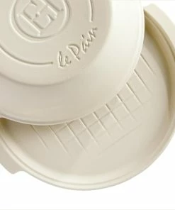 Emile Henry Ersatzunterteil Für Brotbackform Rund In Creme