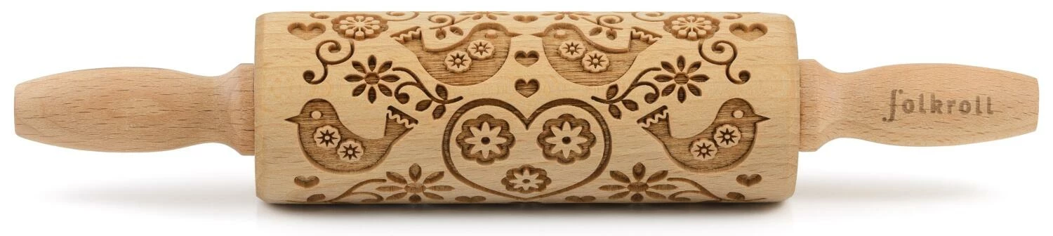 Folkroll Teigrolle Folk Tauben 2 Folkroll Teigrolle Folk Tauben - Image 2