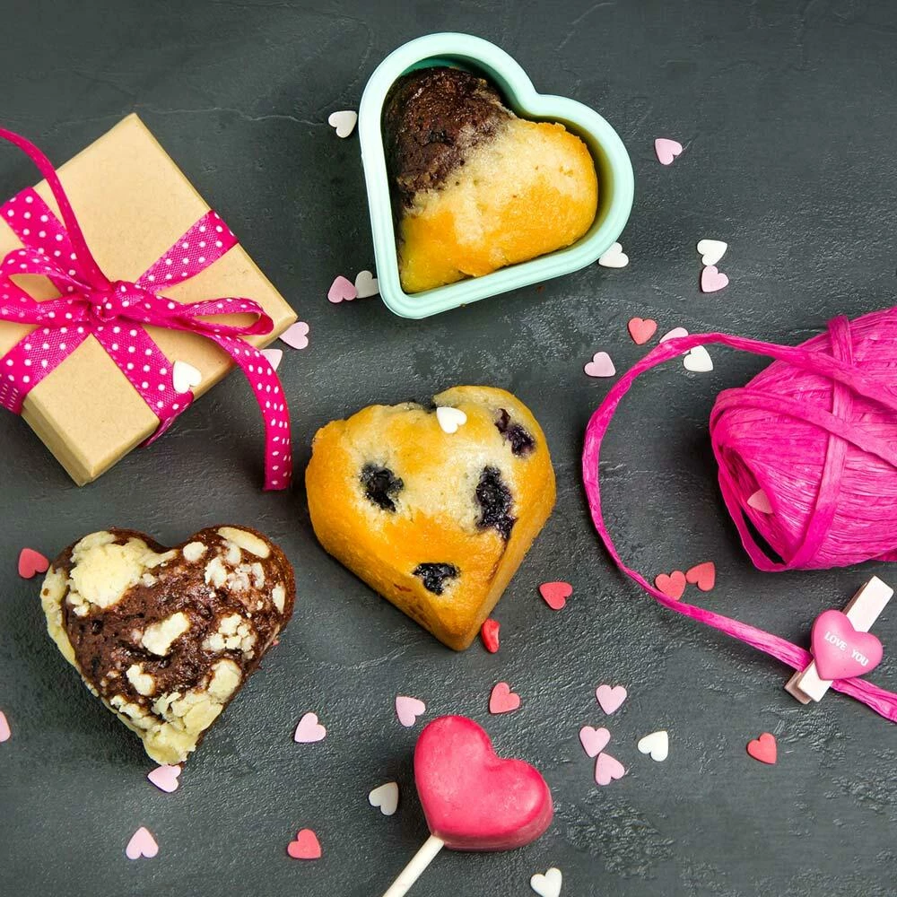 Lurch Muffin-Herz Aus Silikon, 6er-Set 2 Lurch Muffin-Herz Aus Silikon, 6er-Set - Image 2